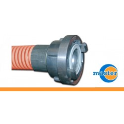 Tubo per trasporto polveri con attacchi