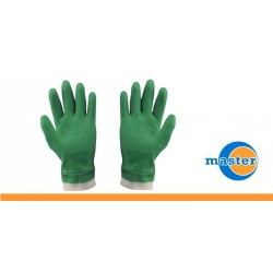 Guanto pvc verde