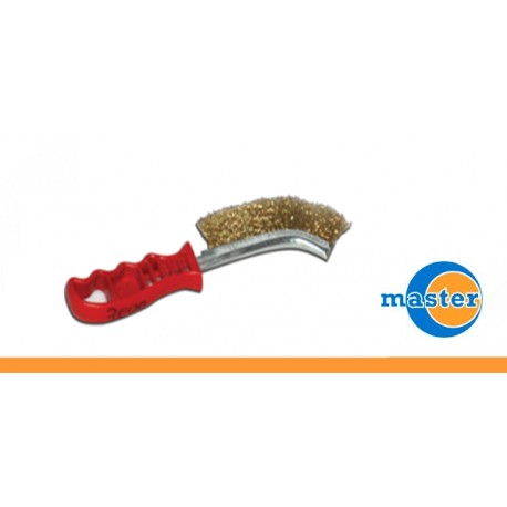 Spazzola setola gialla in acciaio