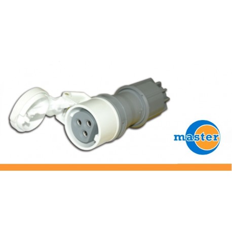 Presa bassa tensione grigia 2P+T