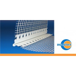 Paraspigoli PVC con rete angolo a cassetta
